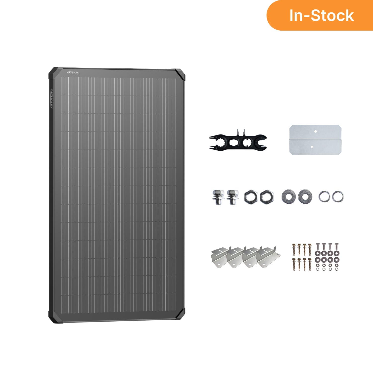 OptiSolex 200W Mountable Solar Panel (Kit)
