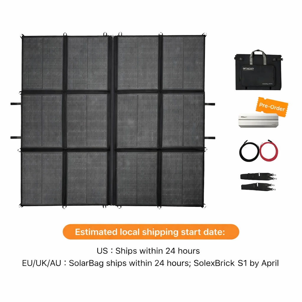 OptiSolex 440W 220W Portable SolarBag (Kit)