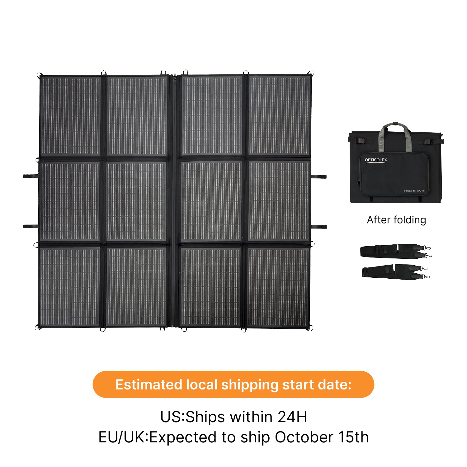 OptiSolex 400W Portable SolarBag Kit(test)