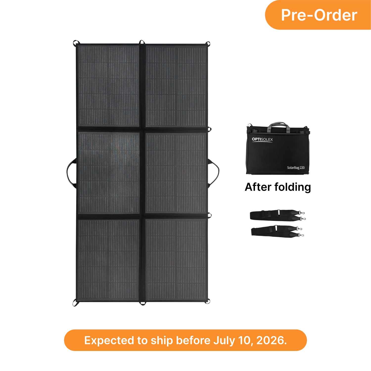 OptiSolex 440W 220W Portable SolarBag (Kit)
