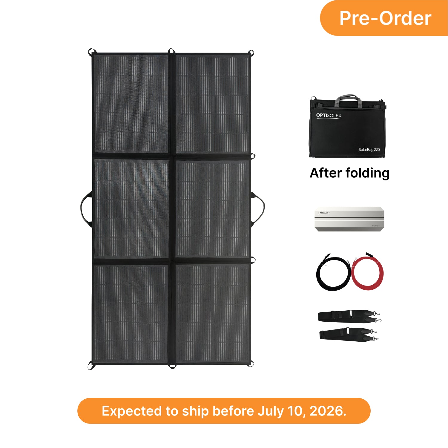 OptiSolex 440W 220W Portable SolarBag (Kit)