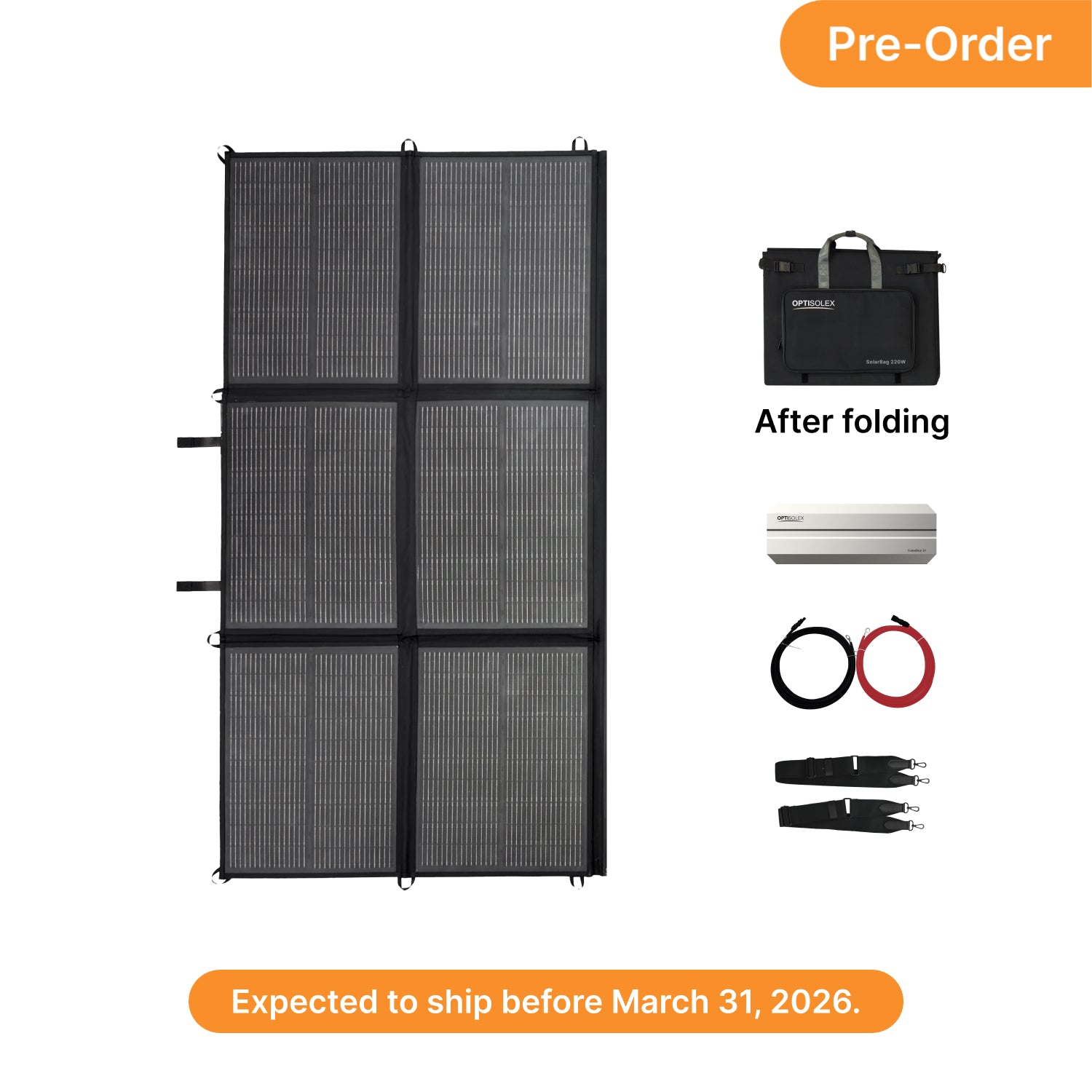 OptiSolex 440W 220W Portable SolarBag (Kit)