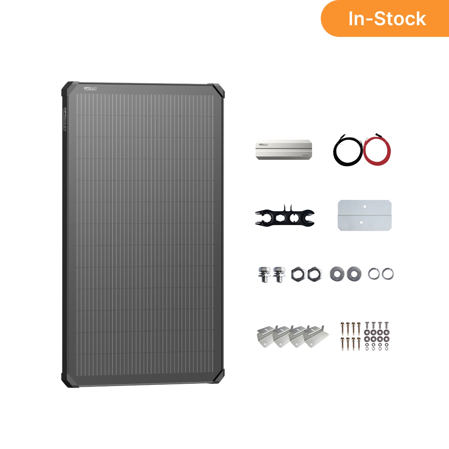 OptiSolex 200W Mountable Solar Panel (Kit)