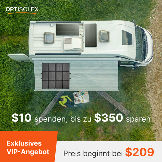 $10 OptiSolex Kaution Reservierung