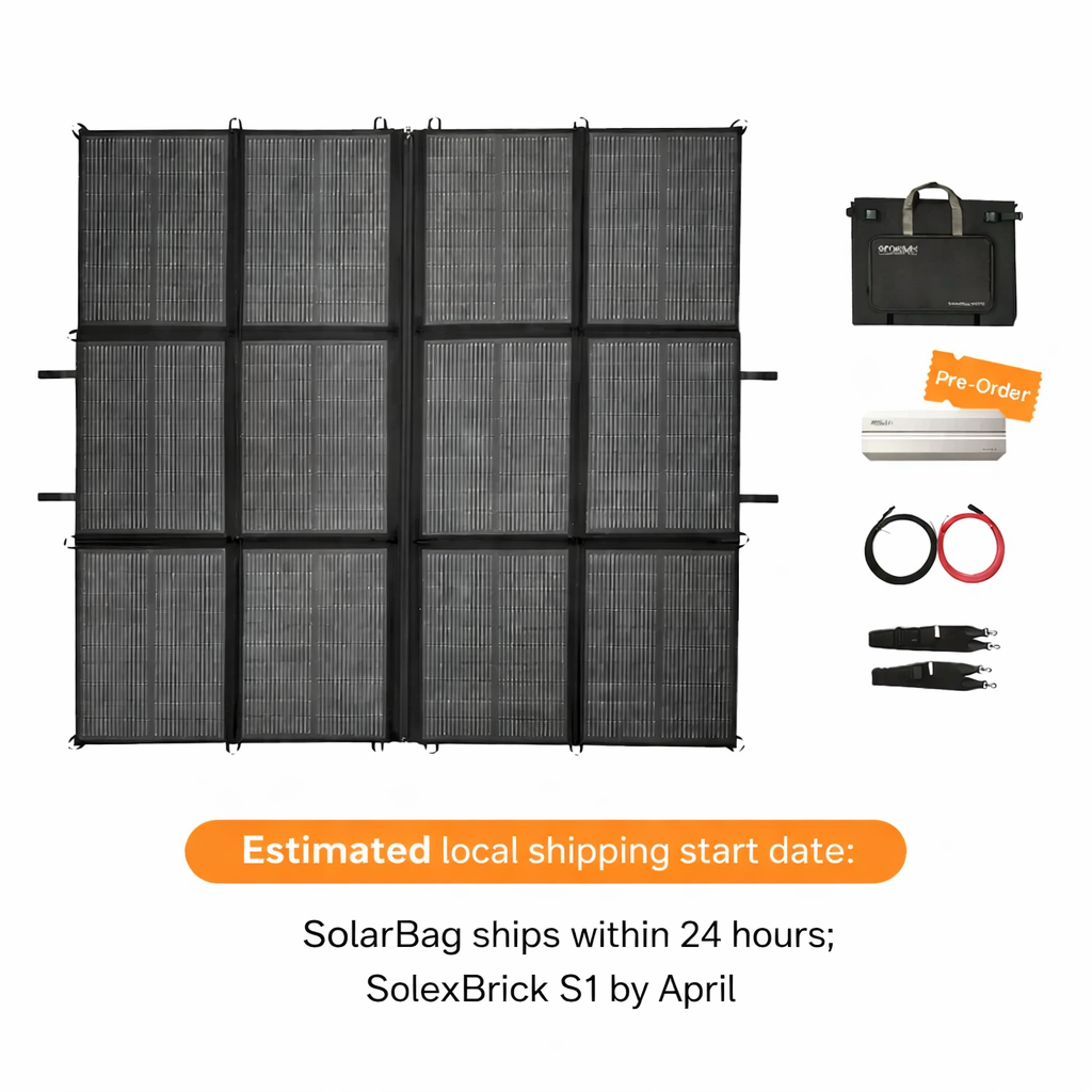 OptiSolex 440W 220W Portable SolarBag (Kit)